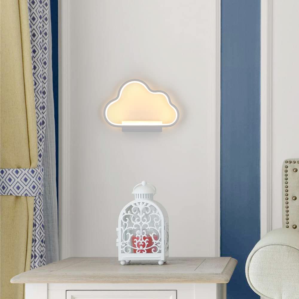 Applique Murale Led, Blanc Lampe Murale Led Moderne 20W, Simple Design