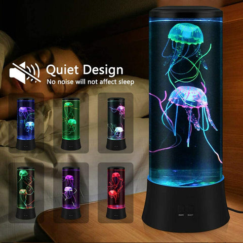 Novedad Lámpara de lava LED Medusa - 7 colores - Lámpara de ambiente estilo acuario