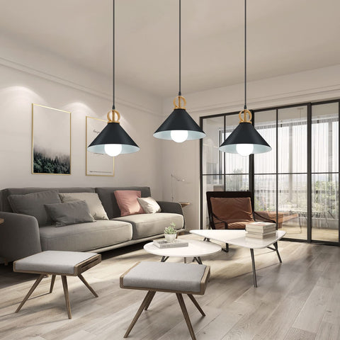Lámpara de araña industrial, lámpara colgante de metal negro retro E27, lámpara colgante industrial, lámpara colgante de araña LED moderna y sencilla, lámpara antigua creativa para cocina, sala de estar, dormitorio