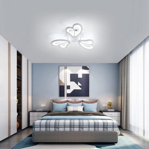 Luz de techo LED de 45W, lámpara de techo LED de 4050LM 6500K para baño, cocina, sala de estar, dormitorio, balcón, garaje