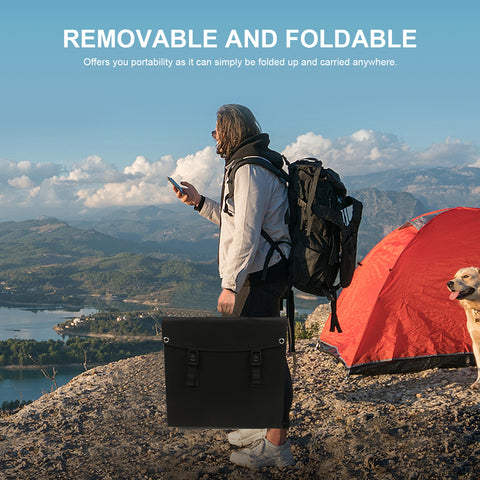 Panel Solar portátil de carga rápida plegable, cargador de batería Solar de 20V y 75W, banco de energía para teléfono, RV, relojes al aire libre, CC + USB