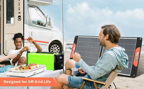 Panel solar portátil para cargador solar plegable de central eléctrica de 20 V para viajes en furgoneta que acampan al aire libre