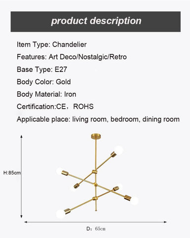Lámpara de techo giratoria moderna, lámpara colgante de frijol mágico nórdico para sala de estar, comedor, dormitorio, decoración del hogar