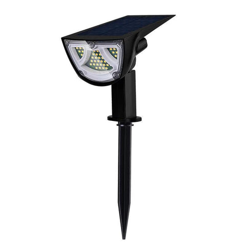 Luz solar de jardín con sensor de movimiento, luces solares para exteriores, luz de pared exterior impermeable IP65, luz solar superbrillante 43 LED 650 lm, paquete de 2