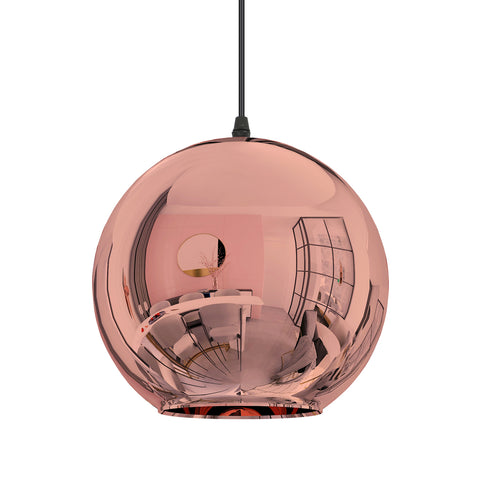 Lámpara colgante 25cm E27 led cruet en colorido vidrio pyrex soplado lámpara clásica moderna sin bombilla