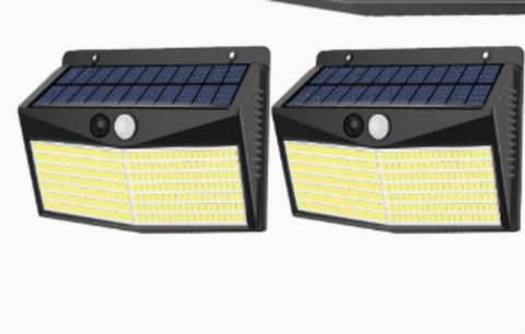 Lámparas solares para exterior Goeco (juego de 2) [Clase de eficiencia energética A+]